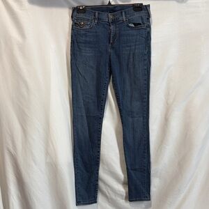 True Religion Dark Blue Skinny Jeans